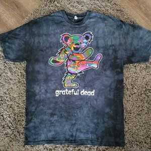 GRATEFUL DEAD Tie Dye Tshirt 100% Cotton Mexico 2XL 2020 Summer of Love Bear